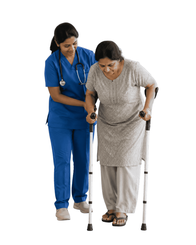 True Care Home Nursing - Helping a elder women